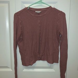 Long Sleeve Crop Top